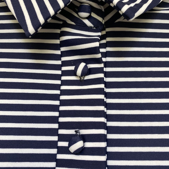 Jude Connally Emily Dress Navy White Medium - Picture 4 of 8